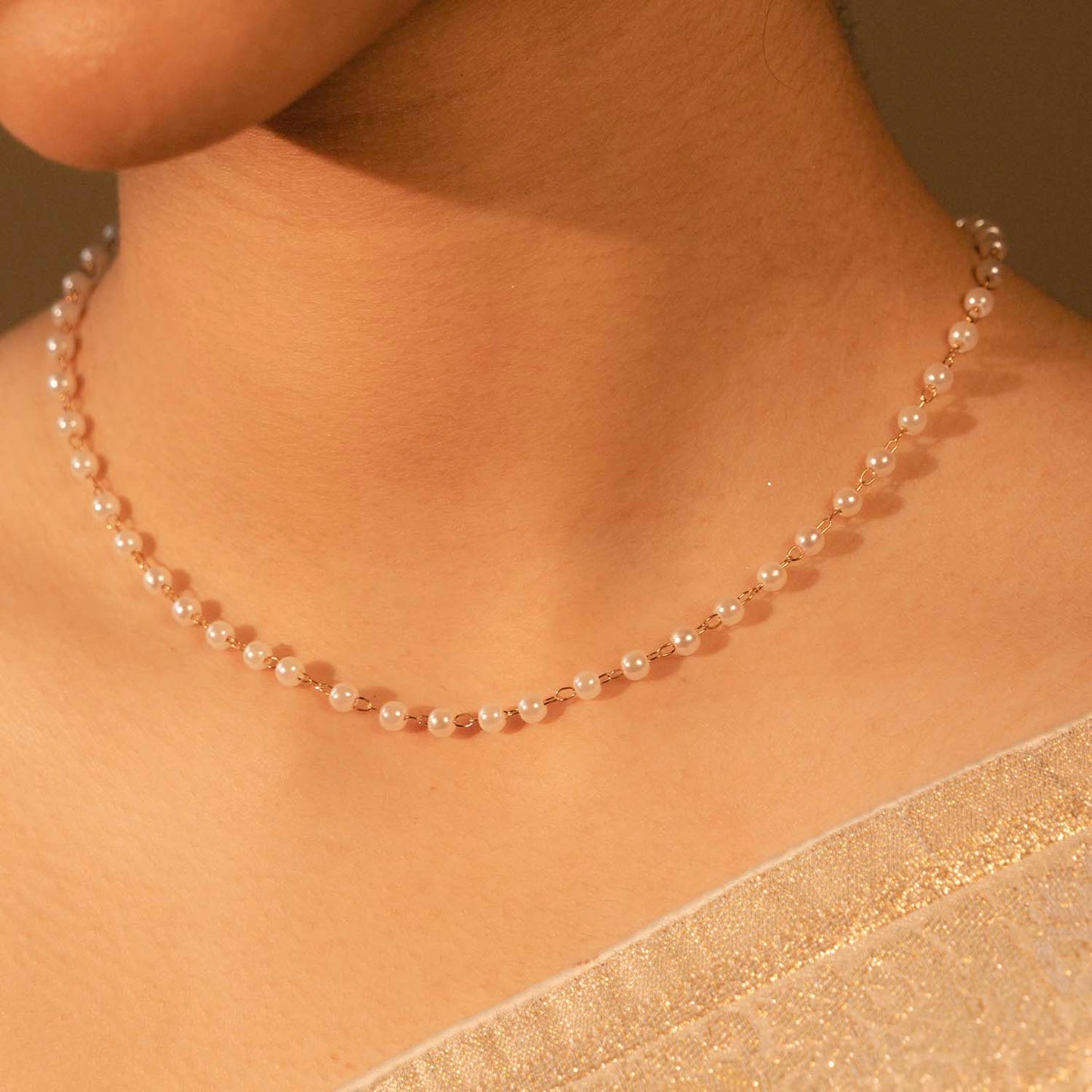 White Pearl Necklace