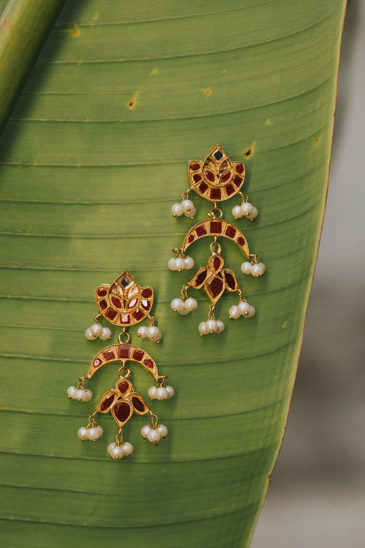 Lotus Pearl Earrings