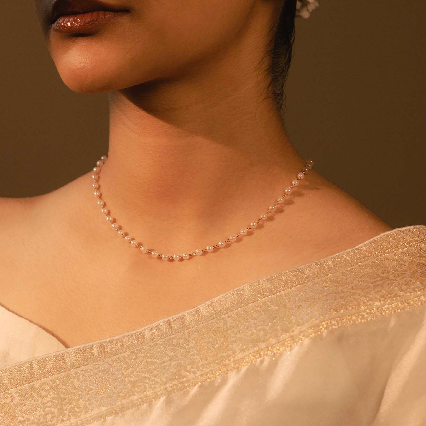 White Pearl Necklace