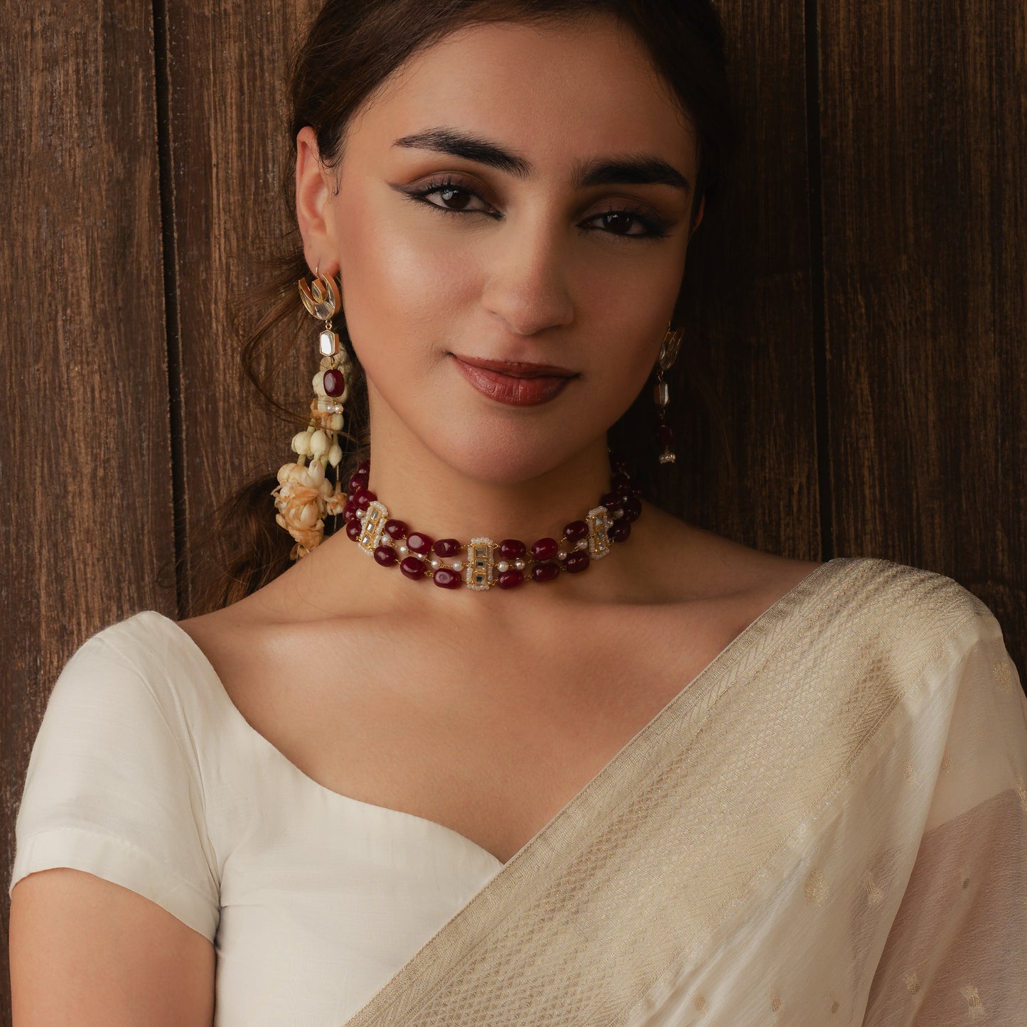 Sejal Maroon Choker