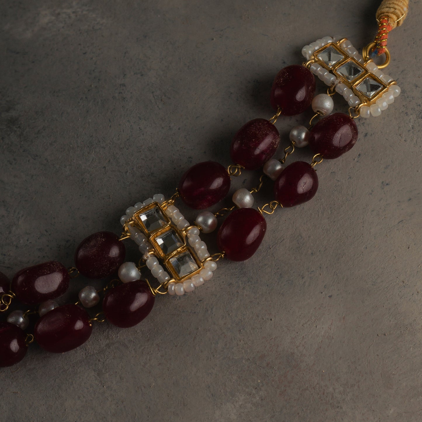 Sejal Maroon Choker
